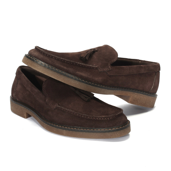 Brązowe mokasyny męskie GRANT