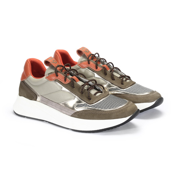 Zielone sneakersy męskie DERWAN