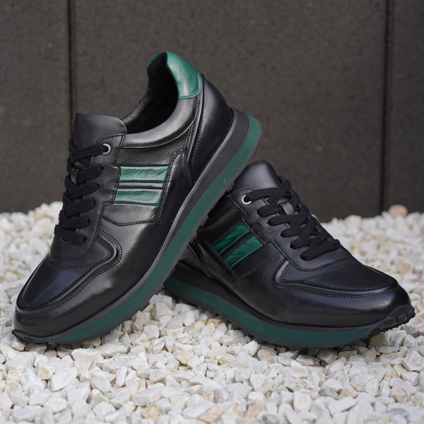 Czarne sneakersy męskie FABIUS