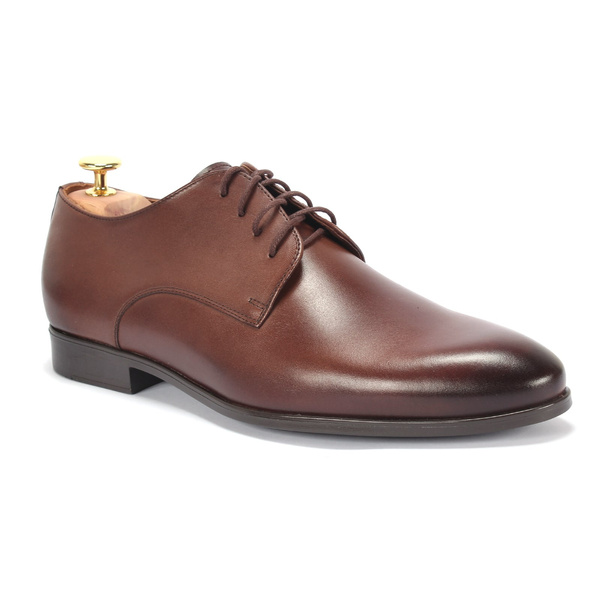 Brązowe półbuty wizytowe ROMUALD