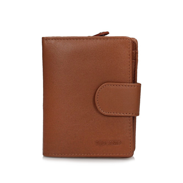 Brązowy portfel damski T341