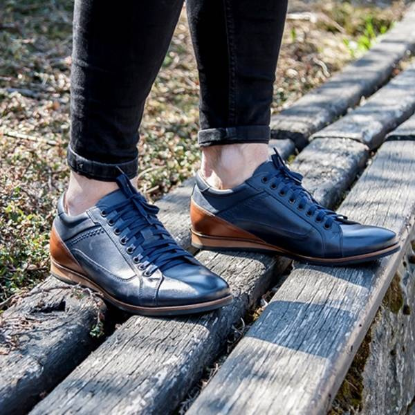 Granatowe półbuty sport 2844