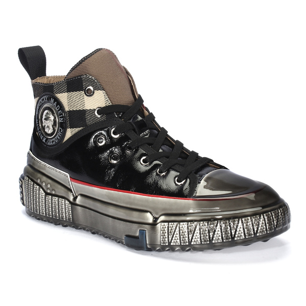 Czarne sneakersy męskie EDOARDO