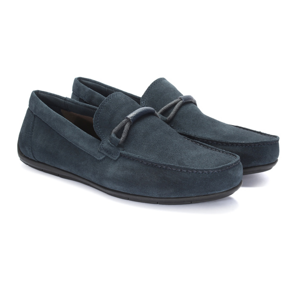 Granatowe mokasyny męskie NIKO