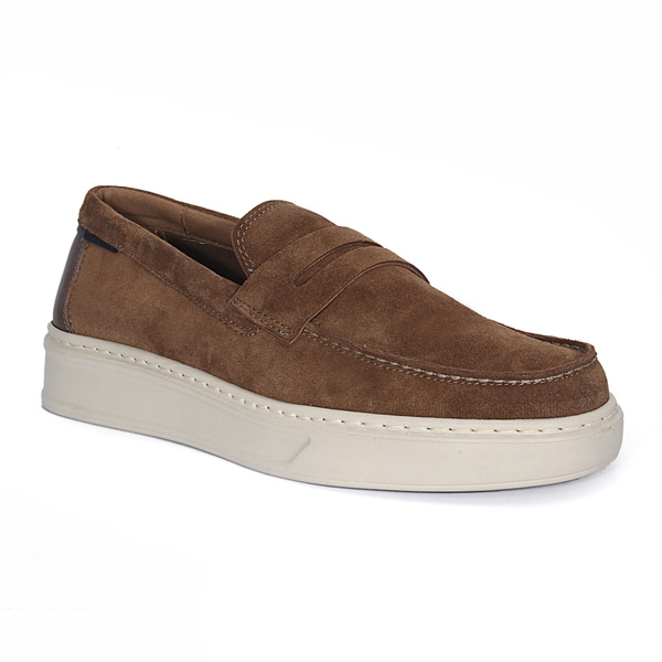 Brązowe mokasyny męskie TIMEO II