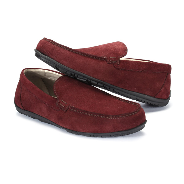 Bordowe mokasyny męskie FILIPPO