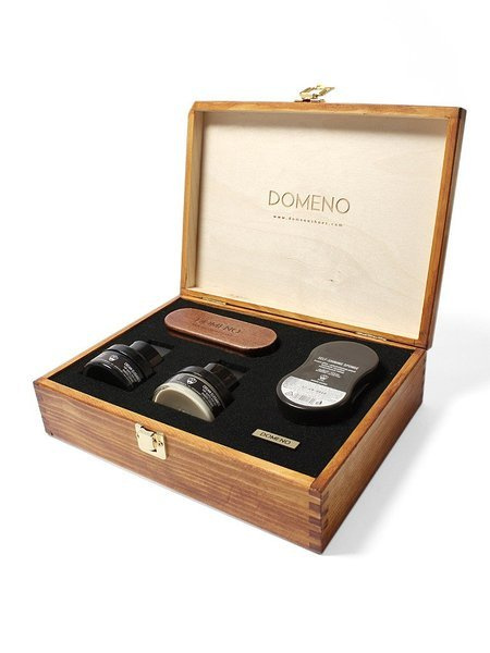 Drewniany zestaw do Pielęgnacji Obuwia