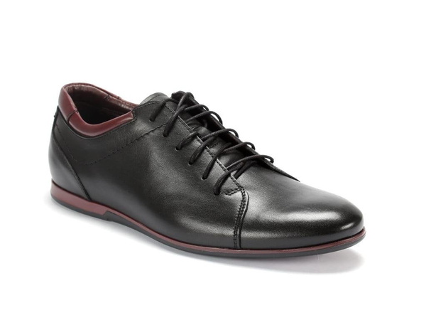 Czarne półbuty sport 4198