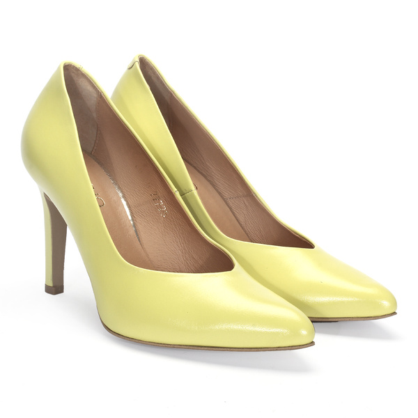 Żółte czółenka GERDA