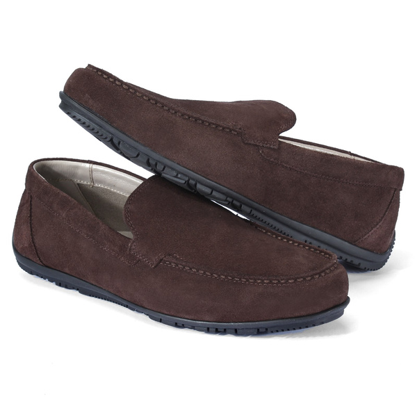 Ciemno-Brązowe mokasyny męskie FILIPPO