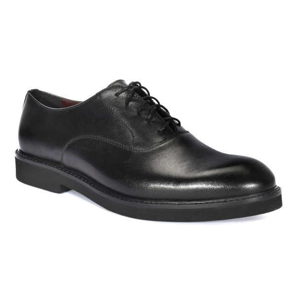 Czarne półbuty wizytowe 6072