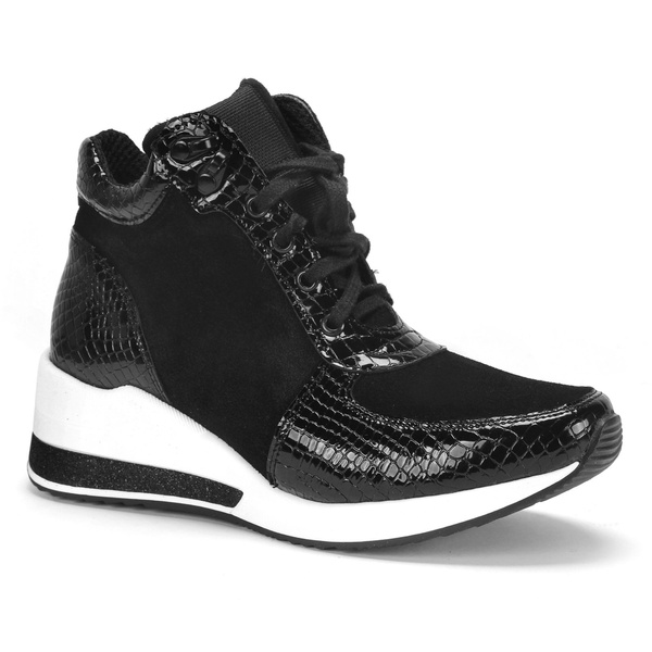 Czarne trzewiki DORIS