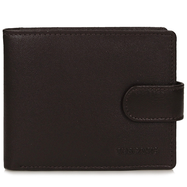 Brązowy portfel męski TOST1026