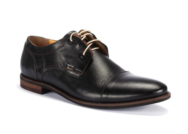 Czarne półbuty 4063