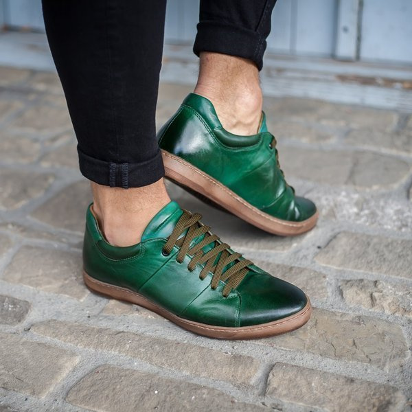 Zielone sneakersy 4588