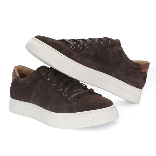 Brązowe sneakersy męskie ORLANDO