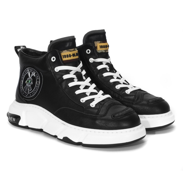 Czarne sneakersy męskie GUIDO