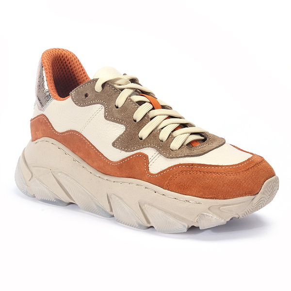 Pomarańczowe sneakersy MARIETTA