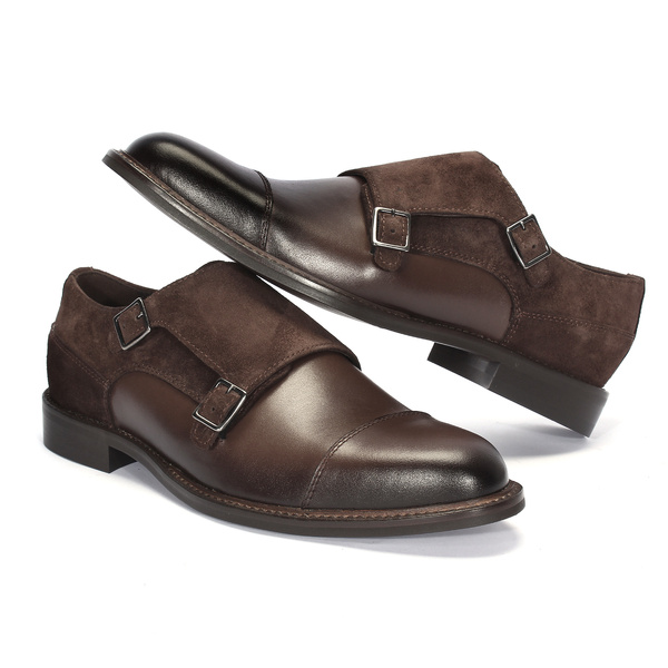 Ciemno-brązowe monki BRAJAN