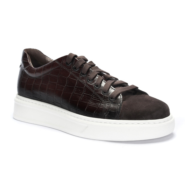 Brązowe sneakersy LEWIN II