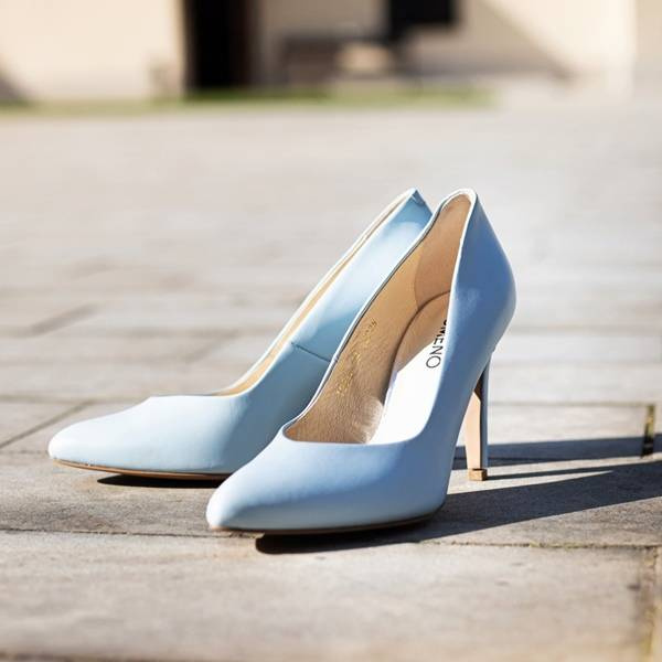 Błękitne czółenka GERDA