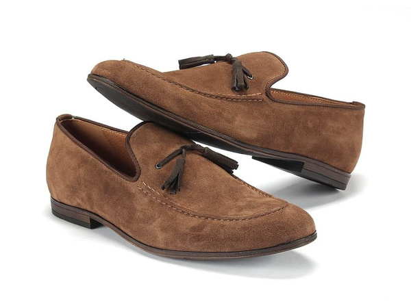 Brązowe mokasyny męskie