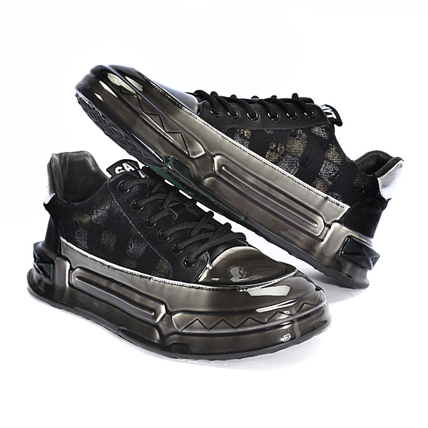 Czarne sneakersy męskie TIZIANO