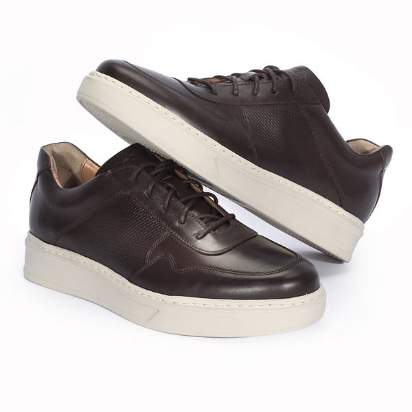 Brązowe sneakersy męskie JUAN II