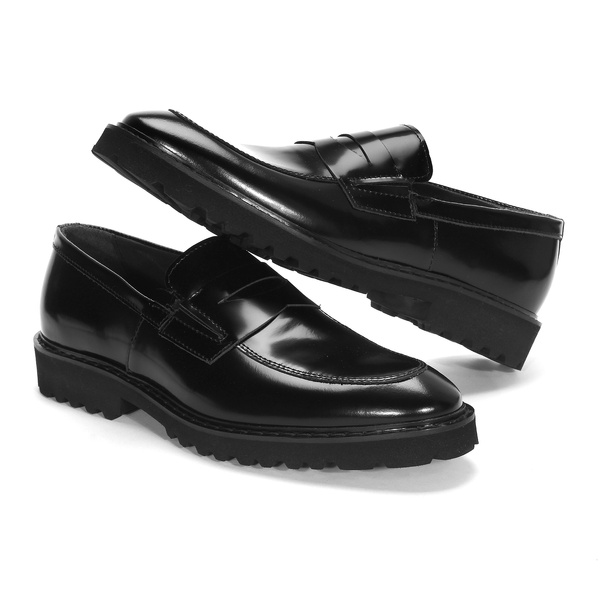 Czarne mokasyny męskie GABRIEL