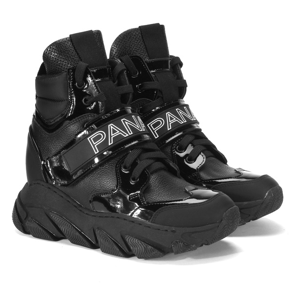 Czarne sneakersy damskie CINDY