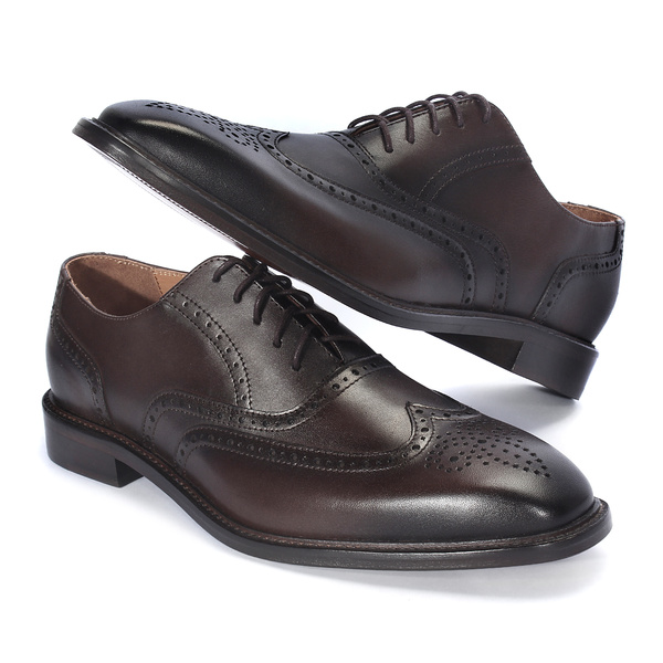 Brązowe półbuty wizytowe PADDY