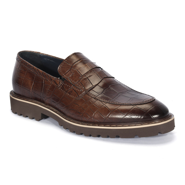 Beżowe mokasyny męskie GABRIEL