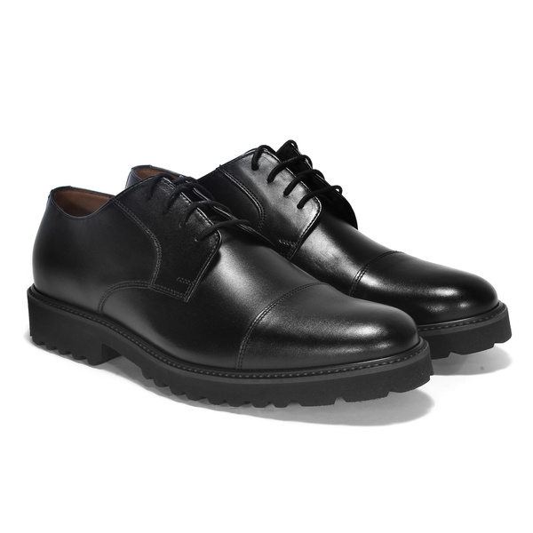 Czarne półbuty wizytowe KAYDEN