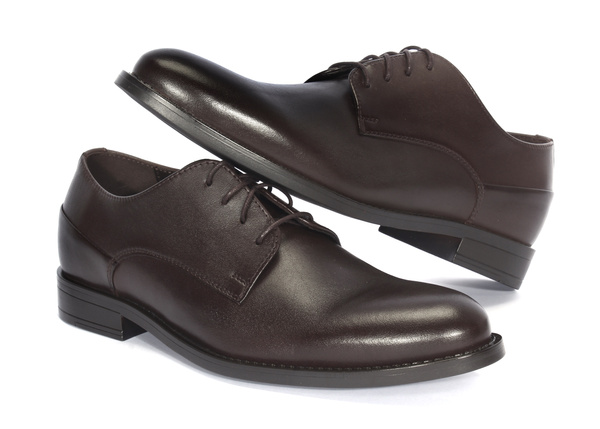 Ciemno-brązowe półbuty wizytowe 6259