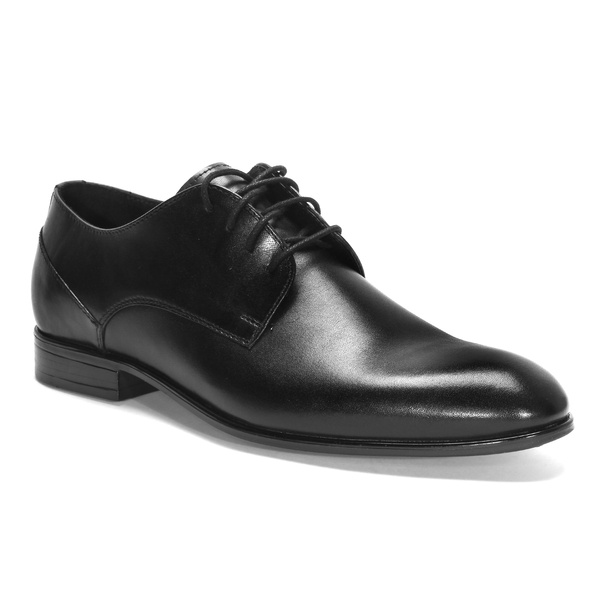 Czarne półbuty wizytowe MARCH