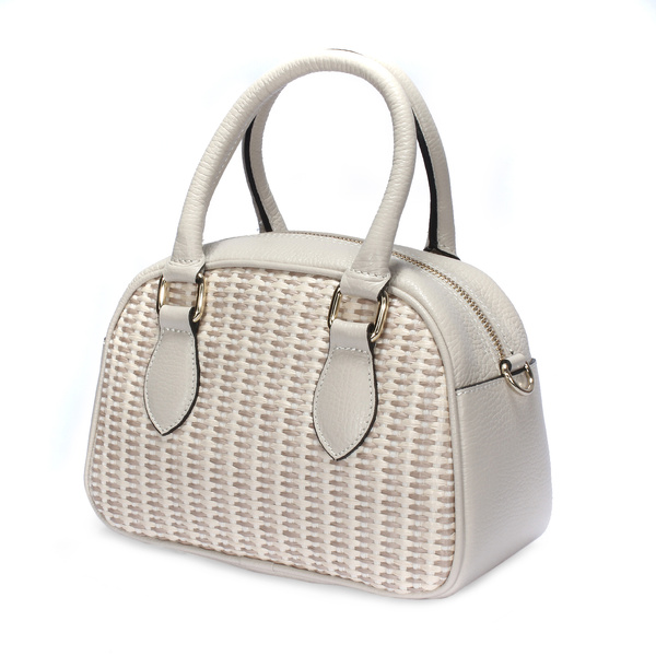 Kremowa torebka damska G36