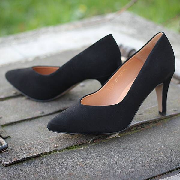 Czarne czółenka FERNANDA