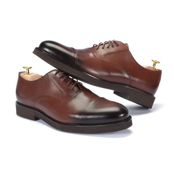 Brązowe półbuty wizytowe AXEL