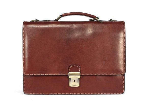 Brąz teczka męska BIAGIO