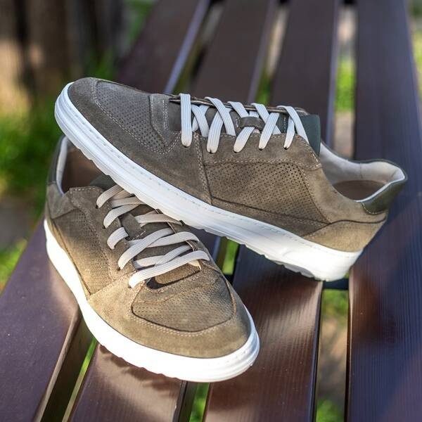 Zielone półbuty męskie RUBEN