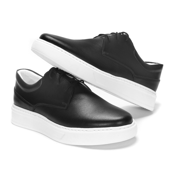 Czarne sneakersy męskie LUCCA