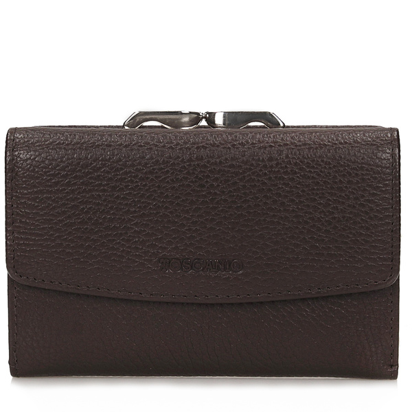 Brązowy portfel damski T1117