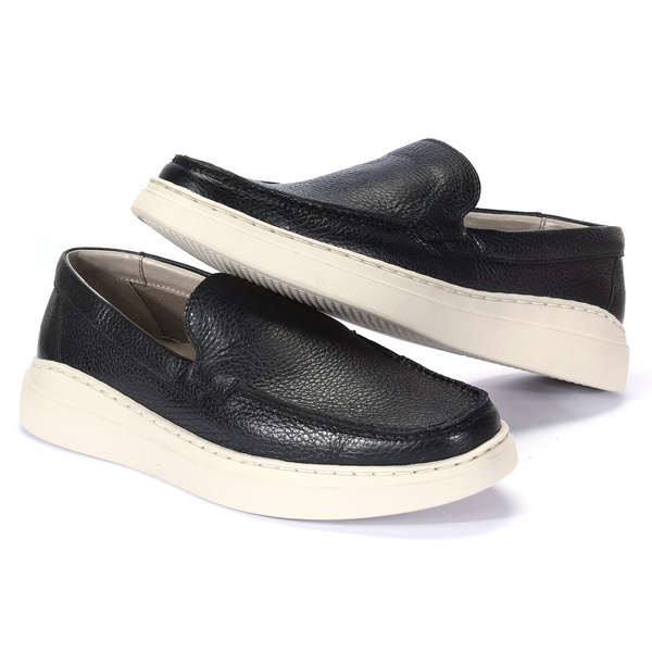 Czarne mokasyny męskie KEVIN