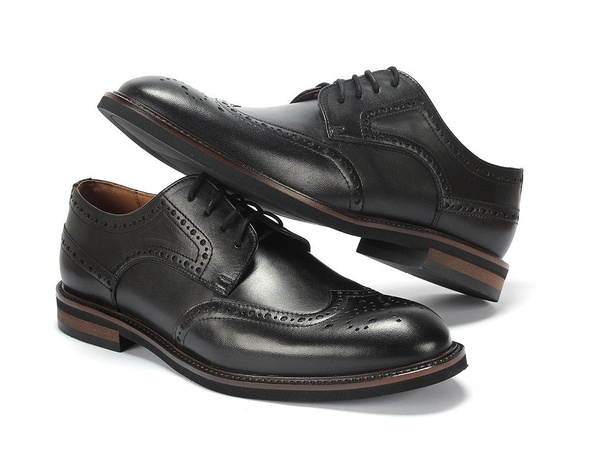 Czarne Brogsy ALFRED