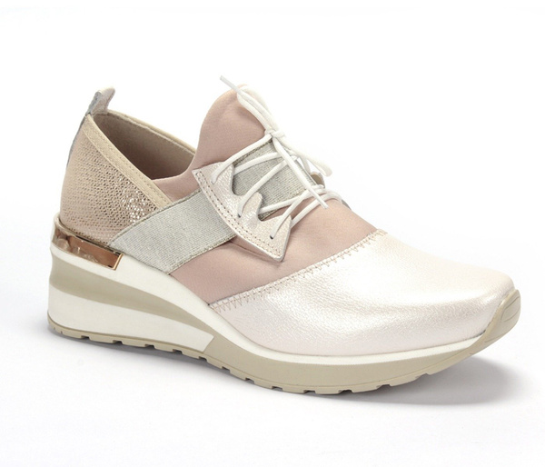 Różowe sneakersy damskie CARLA