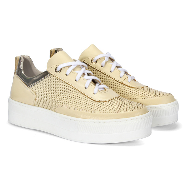 Żółte sneakersy DALIA