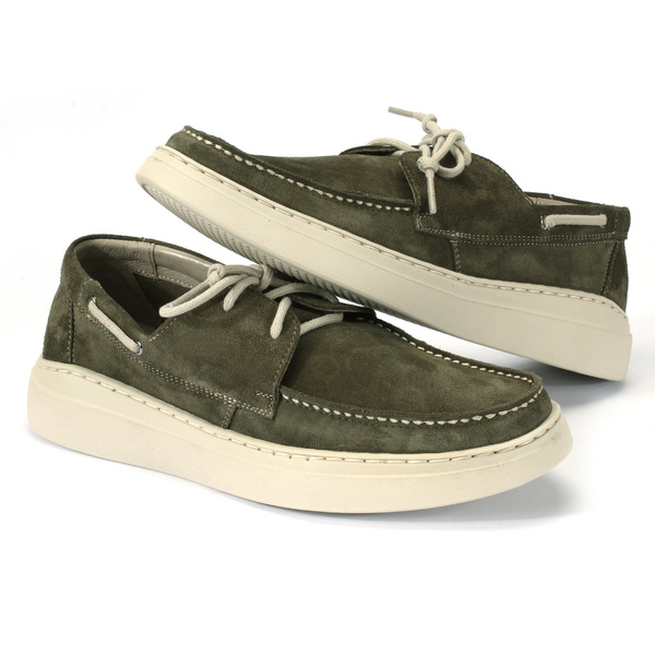 Zielone półbuty męskie GRACJAN