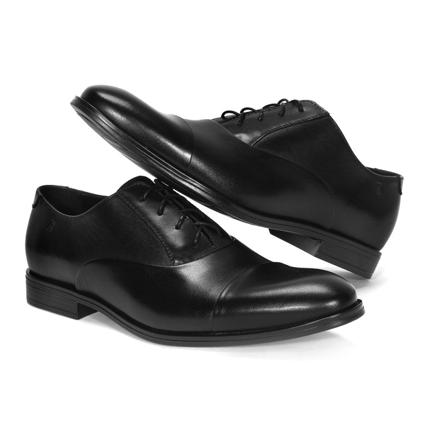 Czarne półbuty wizytowe 4980