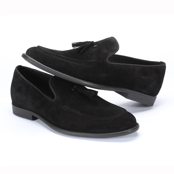 Czarne mokasyny męski CYRUS