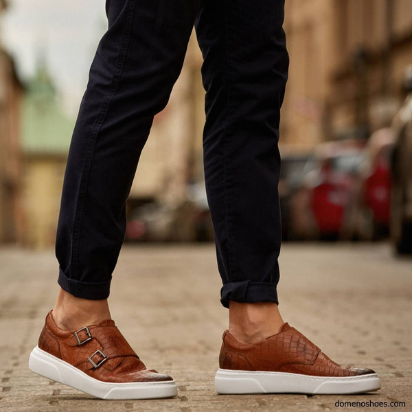 Sneakersy double monk CRISTIANO